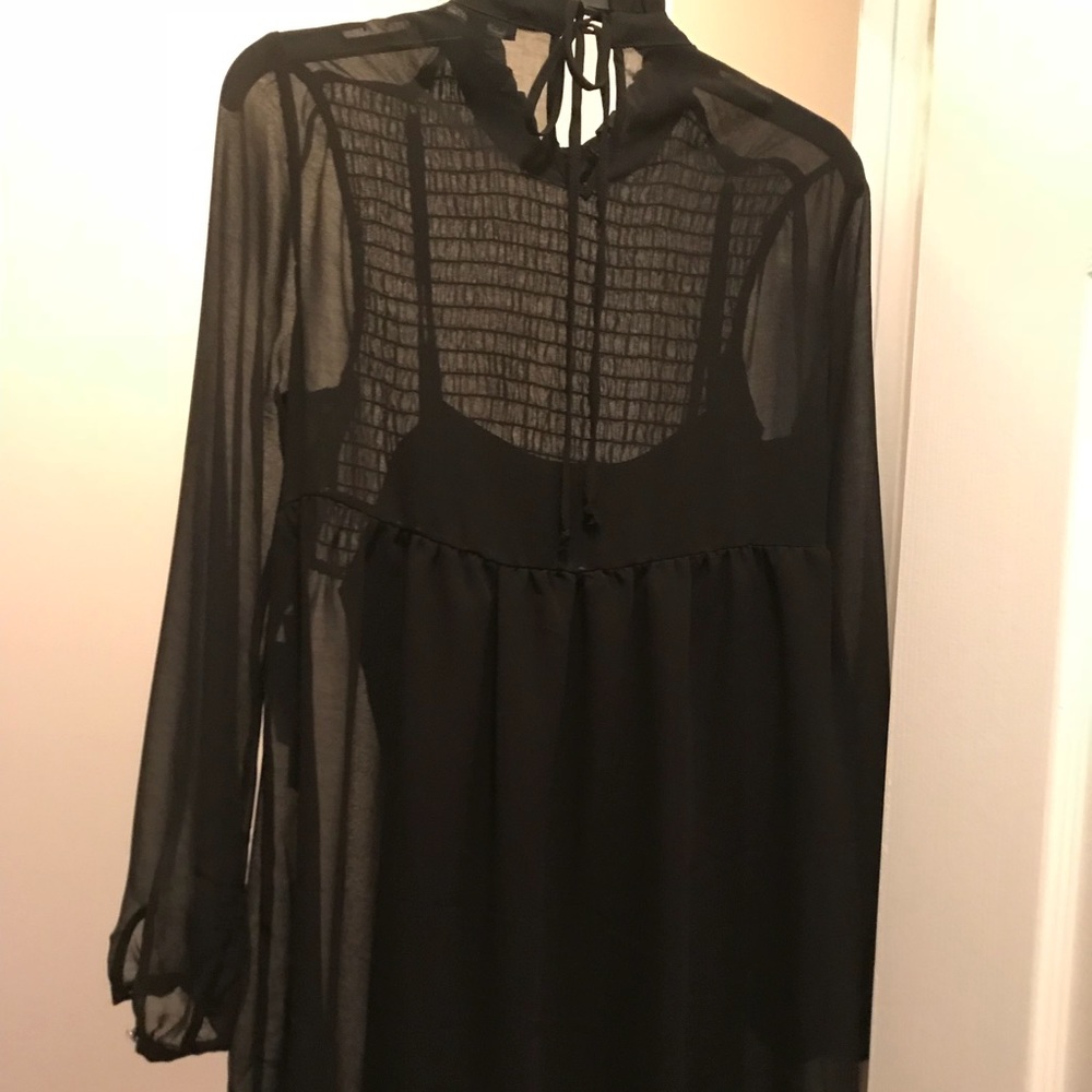 Sexy black dress